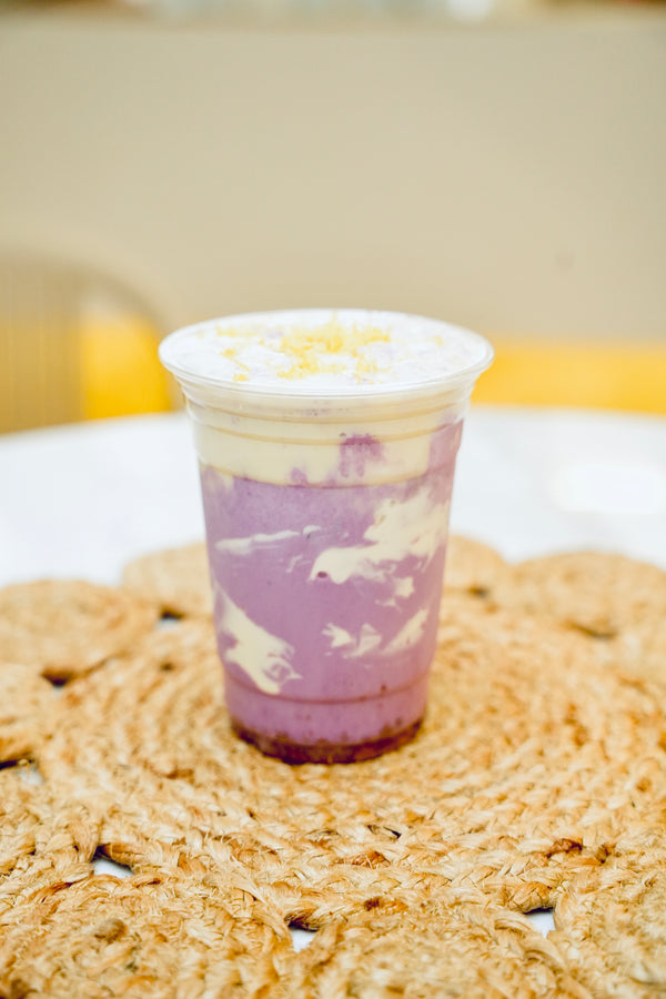 Ube Cheesecake Latte